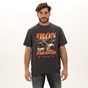 UNDER ARMOUR-Ανδρική κοντομάνικη φούτερ μπλούζα UNDER ARMOUR 1367037 ανθρακί 
