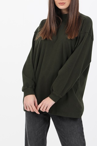 AMERICAN VINTAGE-Γυναικεία φούτερ μπλούζα AMERICAN VINTAGE πράσινη