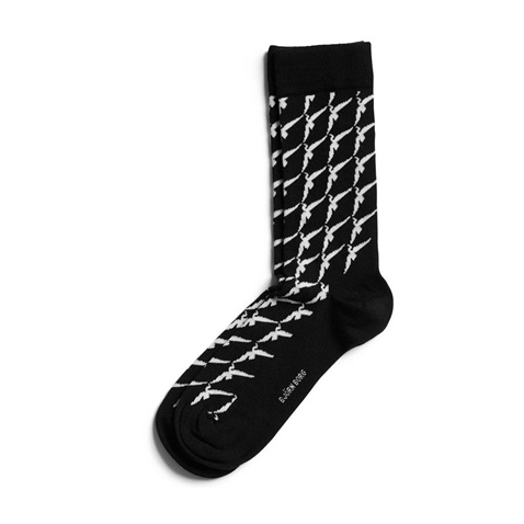 BJORN BORG-Unisex κάλτσες BJORN BORG μαύρες λευκές