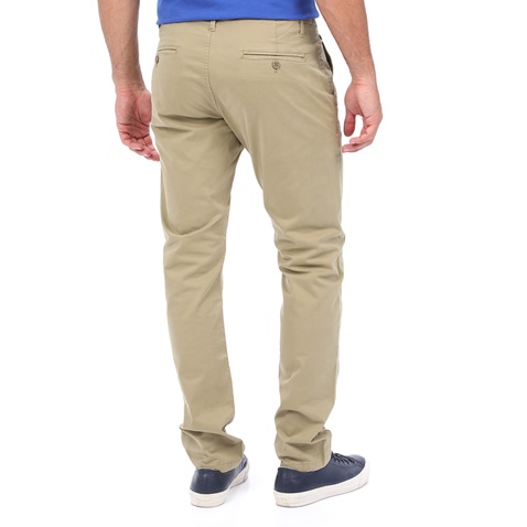STAFF JEANS -Ανδρικό παντελόνι chino STAFF JEANS CULTON χακί
