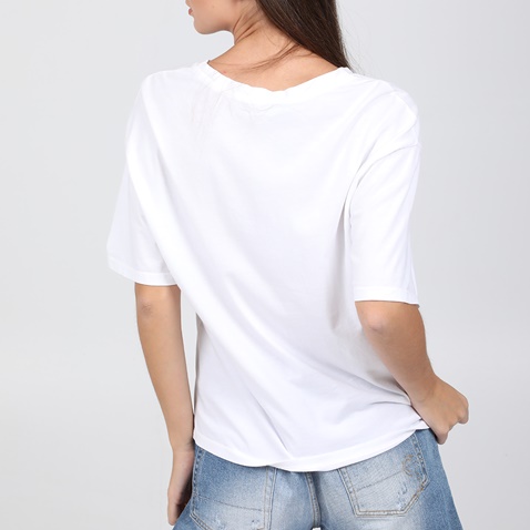STAFF JEANS-Γυναικείο t-shirt STAFF JEANS VIBES λευκό