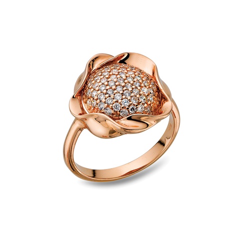VOGUE-Γυναικείο ασημένιο δαχτυλίδι VOGUE χρυσό
