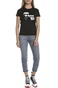 KARL LAGERFELD-Γυναικείο t-shirt KARL LAGERFELD Ikonik Karl & Choupette Tee μαύρο
