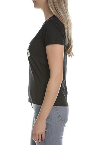 KARL LAGERFELD-Γυναικείο t-shirt KARL LAGERFELD Ikonik Karl & Choupette Tee μαύρο