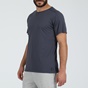 DIRTY LAUNDRY-Ανδρικό t-shirt DIRTY LAUNDRY ONE-PIECE SHOULDER MODAL μπλε