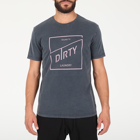 DIRTY LAUNDRY-Ανδρική μπλούζα DIRTY LAUNDRY BOUND TO DIRTY μπλε