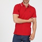 MARTIN & CO-Ανδρική polo μπλούζα MARTIN & CO κόκκινη