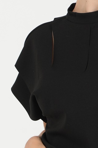 KENDALL + KYLIE-Γυναικεία μπλούζα KENDALL + KYLIE OPEN CUT TOP  μαύρη