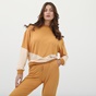 KENDALL+KYLIE-Γυναικεία φούτερ μπλούζα KENDALL+KYLIE κίτρινη εκρού