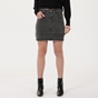 KENDALL+KYLIE-Γυναικεία jean mini φούστα KENDALL+KYLIE PF21-403 γκρι
