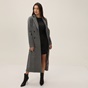KENDALL+KYLIE-Γυναικείο μακρύ παλτό KENDALL+KYLIE  KKW.1W1.061.007 γκρι