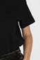 NA-KD-Γυναικείο κοντομάνικο t-shirt NA-KD μαύρο