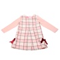 SAM 0-13-Παιδικό φόρεμα SAM 0-13 καρό ροζ γκρι