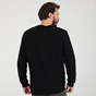 DIRTY LAUNDRY-Ανδρική φούτερ μπλούζα DIRTY LAUNDRY CAPITONE OVER CREWNECK μαύρη