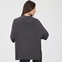 ATTRATTIVO-Γυναικεία πλεκτή μπλούζα ATTRATTIVO ανθρακί