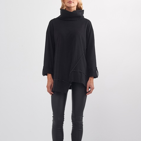 ATTRATTIVO-Γυναικεία μπλούζα ATTRATTIVO μαύρη