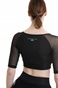 BODYTALK-Γυναικείο αθλητικό cropped top BODYTALK 1211-909920 BOUNCINGBABE μαύρο