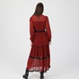 ATTRATTIVO-Γυναικείο maxi φόρεμα ATTRATTIVO κόκκινο