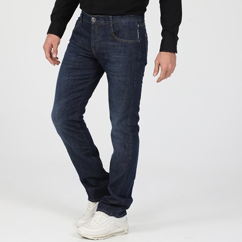 EDWARD JEANS-Ανδρικό jean παντελόνι EDWARD JEANS CIDO-W21 μπλε