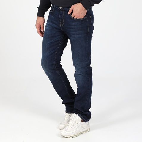 EDWARD JEANS-Ανδρικό jean παντελόνι EDWARD JEANS BRENDON μπλε