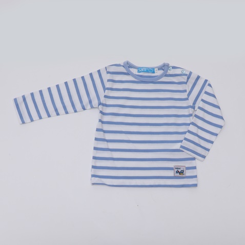 SAM 0-13-Παιδική μπλούζα SAM 0-13 ριγέ μπλε λευκή