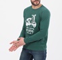 GREENWOOD-Ανδρική μπλούζα GREENWOOD PEACH FINIS πράσινη