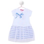 SAM 0-13-Παιδικό κοντό φόρεμα SAM 0-13 λευκό μπλε