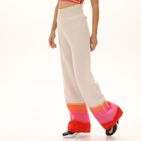 NIKE-Γυναικείο μάλλινο παντελόνι φόρμας NIKE DR0273 W NY TF ADV μπεζ