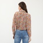 ATTRATTIVO-Γυναικείο cropped πουκάμισο ATTRATTIVO πολύχρωμο floral