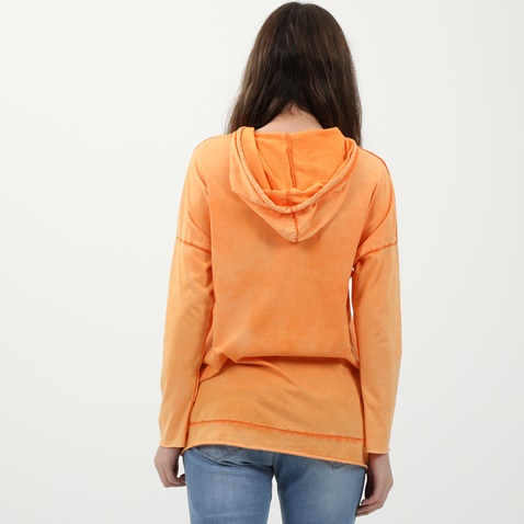 'ALE-Γυναικεία βαμβακερή μπλούζα 'ALE πορτοκαλί
