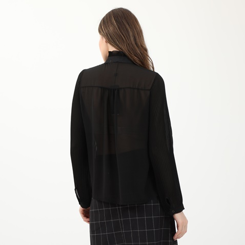 ATTRATTIVO-Γυναικείο πουκάμισο ATTRATTIVO μαύρο