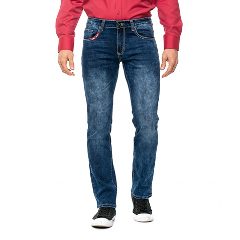 AMERICANINO-Ανδρικό jean παντελόνι AMERICANINO 48 μπλε
