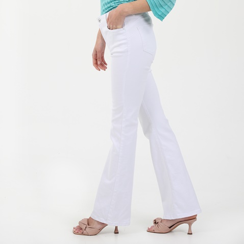 ATTRATTIVO-Γυναικείο jean παντελόνι ATTRATTIVO λευκό