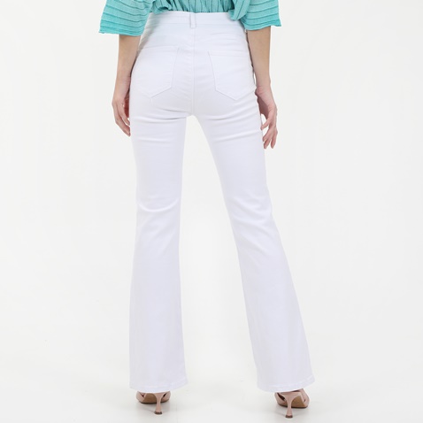 ATTRATTIVO-Γυναικείο jean παντελόνι ATTRATTIVO λευκό