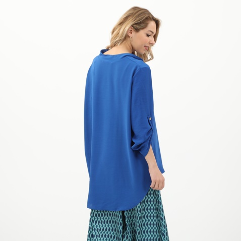 'ALE-Γυναικεία πουκαμίσα τουνίκ 'ALE μπλε