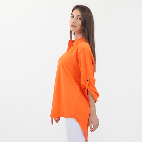 'ALE-Γυναικεία πουκαμίσα τουνίκ 'ALE πορτοκαλί