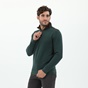 MARTIN & CO-Ανδρική φούτερ μπλούζα MARTIN & CO POLO HALF ZIP πράσινη