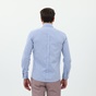 MARTIN & CO-Ανδρικό πουκάμισο MARTIN & CO 51-1195 SLIM γαλάζιο