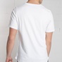 EDWARD JEANS-Ανδρικό t-shirt EDWARD JEANS JEANER λευκό μοβ