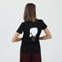 KARL LAGERFELD-Γυναικείο t-shirt KARL LAGERFELD APPAREL IKONIK μαύρο