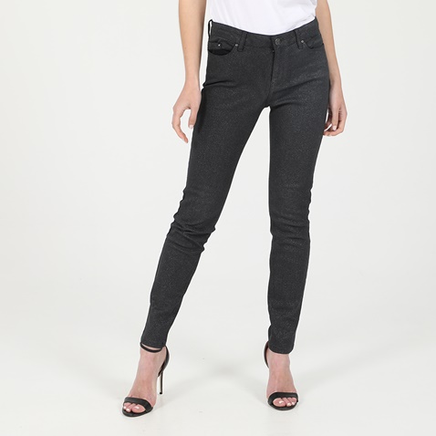 KARL LAGERFELD-Γυναικείο jean παντελόνι KARL LAGERFELD 211W1101 SKINNY SPARKLE μαύρο