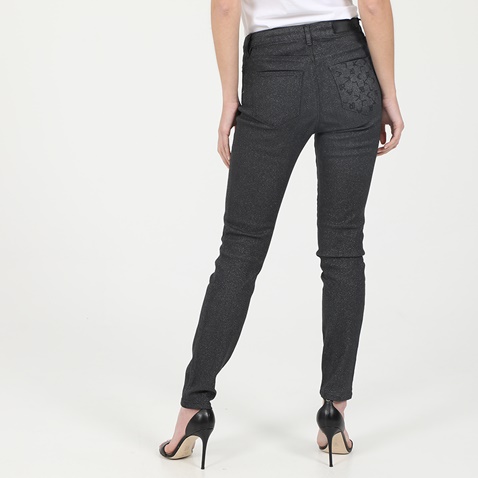 KARL LAGERFELD-Γυναικείο jean παντελόνι KARL LAGERFELD 211W1101 SKINNY SPARKLE μαύρο