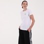 KARL LAGERFELD-Γυναικεία κοντομάνικη μπλούζα KARL LAGERFELD MINI IKONIK BALLOON λευκή