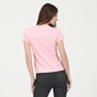 KARL LAGERFELD-Γυναικείο t-shirt KARL LAGERFELD 211W1715 MINI IKONIK BALLOON ροζ
