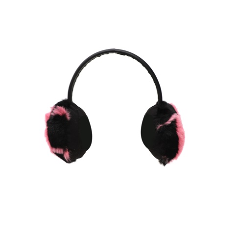 KARL LAGERFELD-Γυναικεία προστατευτικά αυτιών KARL LAGERFELD 216W3917 K/MONOGRAM μαύρα ροζ