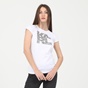 KARL LAGERFELD-Γυναικείo t-shirt KARL LAGERFELD CO λευκό
