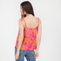 TED BAKER-Γυναικείο top camisol TED BAKER BOW DETAIL SQUARE NECK CAMI φούξια πορτοκαλί