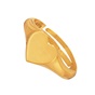 JEWELTUDE-Γυναικείο ασημένιο δαχτυλίδι chevalier JEWELTUDE 10180 επίχρυσο