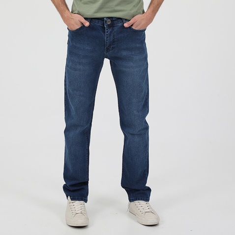CATAMARAN SAILWEAR-Ανδρικό jean παντελόνι CATAMARAN SAILWEAR μπλε