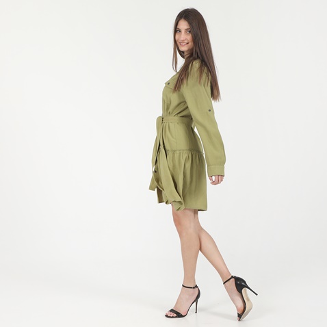 ATTRATTIVO-Γυναικείο mini φόρεμα ATTRATTIVO πράσινο